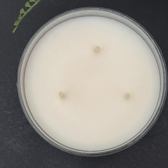 BBW Almond Croissant White Barn Bath & Body Works 3 Wick Candle - Picture 7 of 10